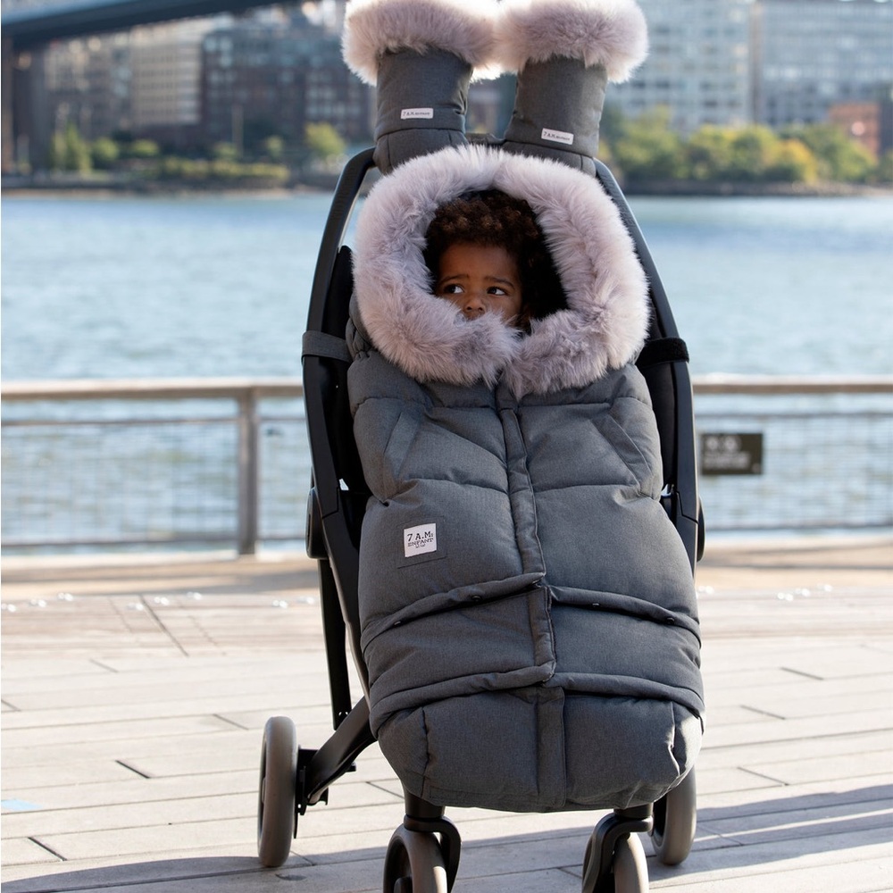 7 A.M. Enfant Gray Stroller Footmuff